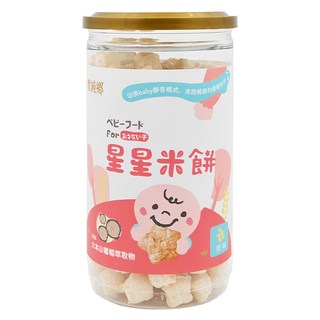 農純鄉 寶寶星星米餅 6個月以上適用, 原味, 40g, 1罐