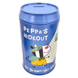 Hasbro 孩之寶 圓柱存錢筒, 佩佩豬 藍色, 1個