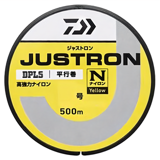 DAIWA 釣線 23 JUSTRON 4, 黃色, 1個