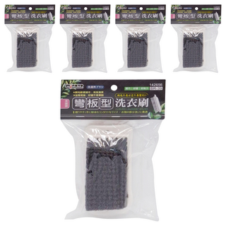 minono 米諾諾 彎板型洗衣刷, 灰色 + 白色, 5個