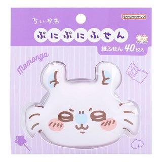 sun-star QQ吉伊卡哇造型便利貼 重複黏貼 療癒舒壓 超可愛, 小桃鼠, 40張, 1本
