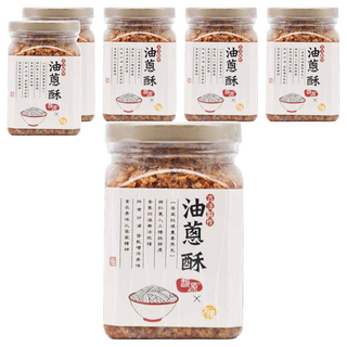 SUNFOOD 太禓食品 古法製作純手工油蔥酥 (300g/罐), 嚴選原料 在地食材 無防腐劑, 6罐