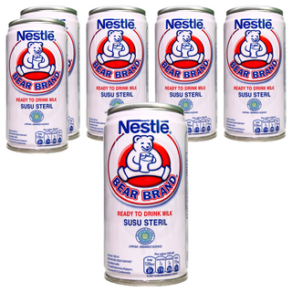 BEAR BRAND 熊牌 SUSU CAP BERUANG 奶水, 189ml, 6罐