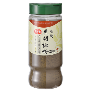 真好家 精純黑胡椒粉 210g, 1瓶