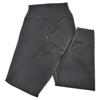 KR SKANGEL 後腰內袋高腰瑜珈褲 - 晶石黑 L, 耐洗耐磨