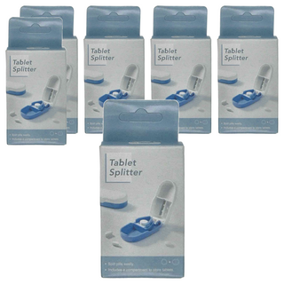 OO 生活輔具 切藥片器, 輕鬆切藥片，含藥片儲存隔層, 6個