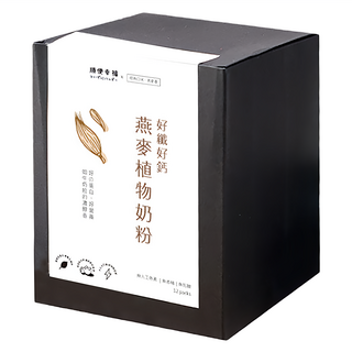 順便幸福 燕麥植物奶粉 12包入 Set, 口感溫和滑潤, 獨立包裝方便攜帶, 添加微米鈣, 360g, 1盒