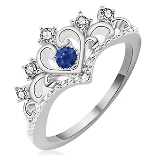 Sayaka 紗彌佳 愛的祝福華麗心型鑲鑽造型戒指