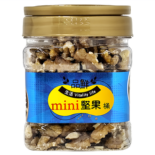 品鮮生活 mini堅果桶 原味核桃, 200g, 1桶
