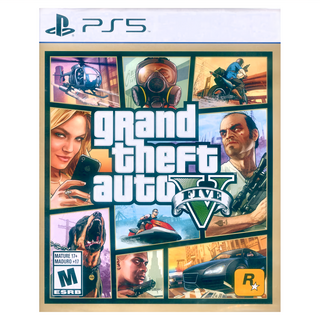 PlayStation GTA5 俠盜獵車手5 Grand Theft Auto V 中英文美版, 單一商品
