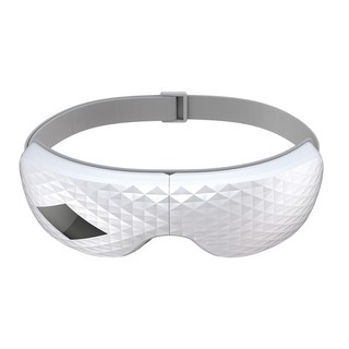 Smart Bearing 智慧魔力 感應式氣囊揉捏按摩 熱敷舒壓音樂眼罩, 象牙白, SB-E03W