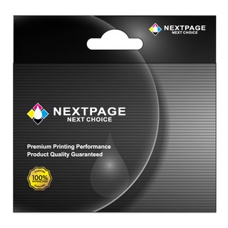 NEXTPAGE 台灣榮工 相容標籤帶 18mm, 8m, 綠底黑字