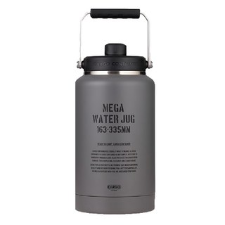 CARGO container 工業風不鏽鋼手提水壺 MEGA WATER JUG, 灰色, 3.8L, 1個