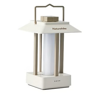 Naturehike 挪客 月閣夕陽LED露營燈 362g, 乳白棕, 1個