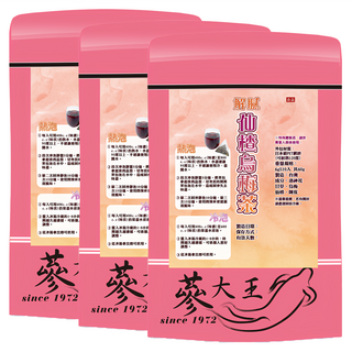 蔘大王 解膩 仙楂烏梅茶, 10包, 3袋, 6g