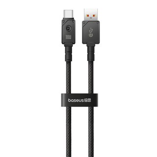 Baseus 倍思 Unbreakable系列 快速充電線 100W USB to Type-C, 黑色, 1m, 1條