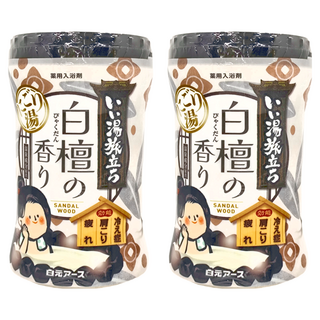 Hakugen Earth 白元 混濁湯溫泉入浴劑 檀香 600g, 2罐