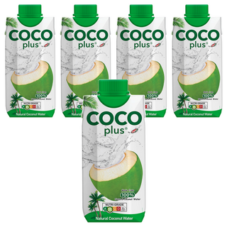 Cocopulus 100% 純椰子水, 330ml, 5瓶