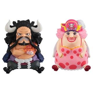 MegaHouse 百萬屋 LOOKUP 航海王 百獸凱多 海道&大媽 BIG MOM 夏洛特 莉莉 公仔, 1個