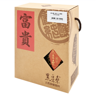 黑豆桑 金缸二入禮盒組 (金豆醬油550ml+缸底醬油550ml), 550ml, 1盒