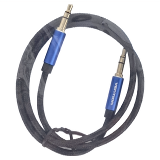 VEnTIOn 威迅 BAW系列 3.5mm 公對公音頻線-鋁合金+棉網編織款 藍色 0.5M, 2條