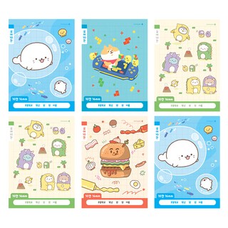 morning glory 小學 1-2 年級 國語 10格筆記本 4款 + 隨機出貨 2入組, A, 1組