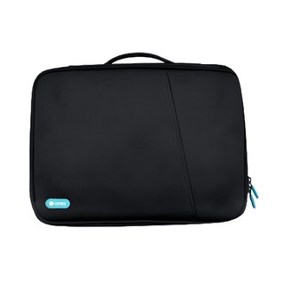 COTECi iPad 帆布薄型筆電收納袋 黑色 輕巧便攜 多功能收納, 12.9~13吋(35 x 25.5 x 3cm), 1個