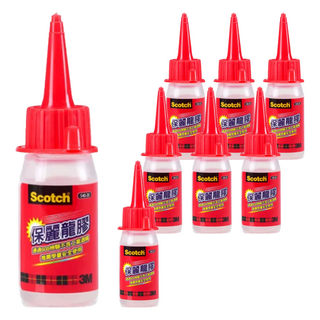3M Scotch 保麗龍膠, 修補黏著容易淨手水洗使用方便, 8瓶