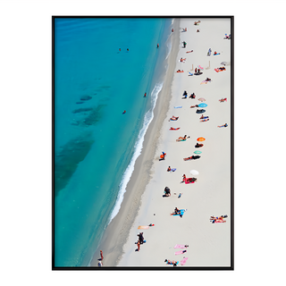 每到夏天就要去海邊 海灘風景牆面裝飾畫, 30 x 40cm, 黑色