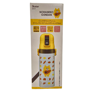 Skater 不鏽鋼保溫水壺 SDC4, 23-野貓軍團, 470ml, 1個