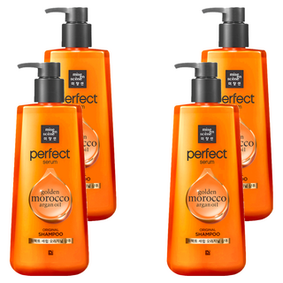 mise en scene 魅尚萱 Perfect serum original 洗髮精 Set, 包含 golden morocco argan oil, 680ml, 4瓶