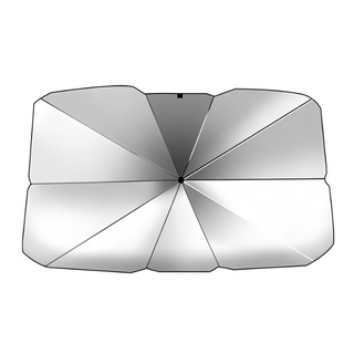 汽車鈦銀布隔熱遮陽傘, 1個, L(140 x 125 x 78cm)