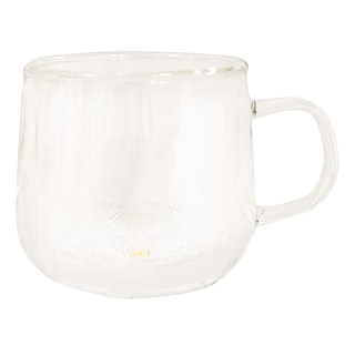 GOODGLAS 好玻 雙層把手玻璃杯, 180ml/300ml 手工硼玻璃杯 玻璃耐熱至120度C, 1個