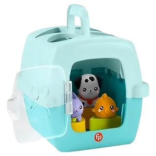 fisher-price 費雪 形狀分類寵物籠, 1組, 混和顏色