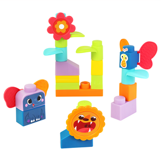 Seven Kids KIDMATE 大顆粒軟質積木 Set 22片, 1盒