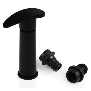 VERSA 抽真空器 + 瓶塞 2個, 黑色, 1套