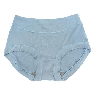 GIAT 吉亞特 石墨烯柔感防漏生理褲 蕾絲款, L, 雲水藍