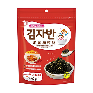 不韓二味 海苔酥, 韓國海苔, 45g, 適合全家人的餐桌夥伴, 1包