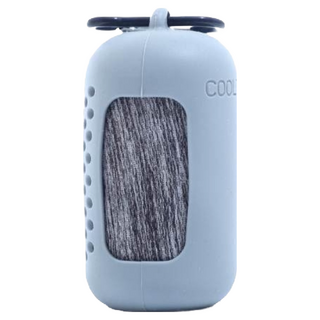 Mass 生活好物 便攜吸水速乾運動毛巾 登山露營烤肉冷感戶外 附收納盒,灰色,1條