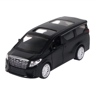 kidmate 孩子王 迴力合金車 Toyota Alphard #67358-2 黑色 精緻模型車, 1個