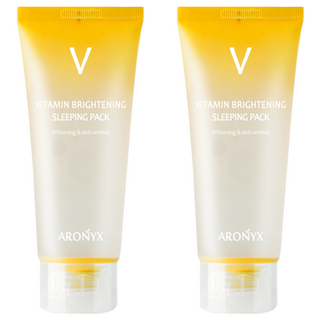 ARONYX 維他命亮白睡眠面膜, 100ml, 2條