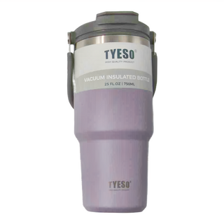 TYESO 泰碩 手提304不銹鋼水杯, 薰衣草紫, 750ml, 1個