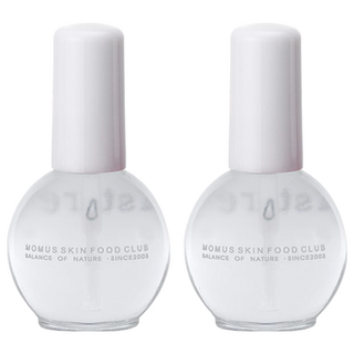MOMUS 專業保養 快乾亮麗油 10ml 形成亮甲防護膜 指甲油, 透明, 2瓶