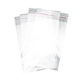OPP自黏袋 24 x 34cm + 4cm 100個 - 透明自黏袋 適用於文具、飾品包裝