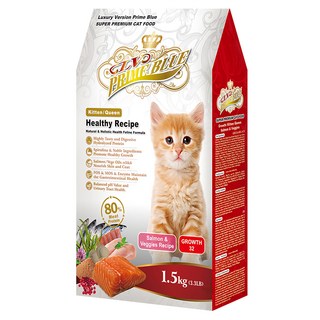 LV PRIME BLUE 藍帶 精選系列 滋補幼母貓乾飼料, 鮭魚蔬果, 1.5kg, 1袋