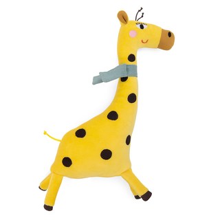 Moulin Roty 袖珍動物系列- 棉和聚酯纖維, 30cm, 戴圍巾的長頸鹿, 1個