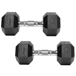 trahere PEV 六角 啞鈴, 10kg, 2個
