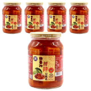 正昇 非基改川辣豆腐乳, 810g, 5罐