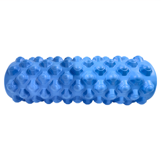 AB Sport 實心瑜珈滾筒 藍色 EVA+PVC 按摩/健身, 35cm, 1個