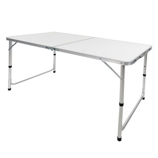 OMYCAR 戶外露營鋁合金折疊箱型桌 展開高度可調, 120cm, 120 x 60.5cm, AA990816